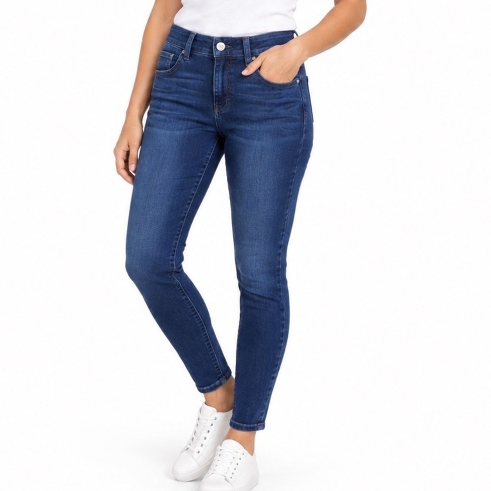 Democracy Size 8P Ab solution Skinny Jeans Dark Blue Wash Womens Stretch